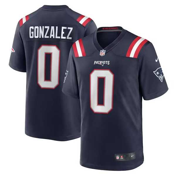 Men & Women & Youth New England Patriots #0 Christian Gonzalez Navy Stitched Game Jersey->las vegas raiders->NFL Jersey